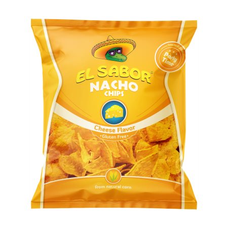 EL SABOR Nacho Chips με γεύση Τυριού Χωρίς γλουτένη 225gr