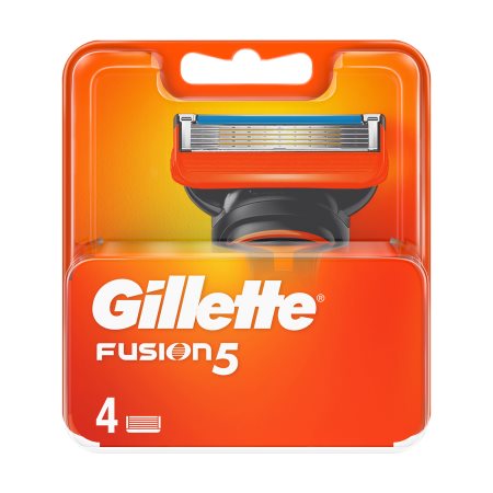 GILLETTE Fusion5 Ανταλλακτικές Κεφαλές Ξυρίσματος 4pcs