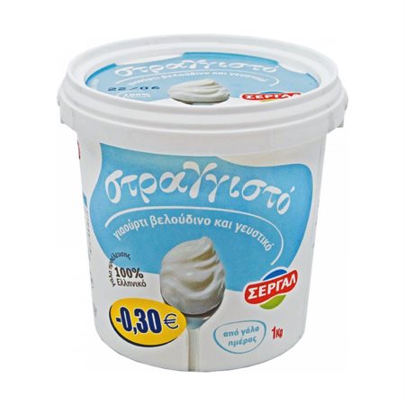 ΣΕΡΓΑΛ Γιαούρτι Στραγγιστό 8% 1kg