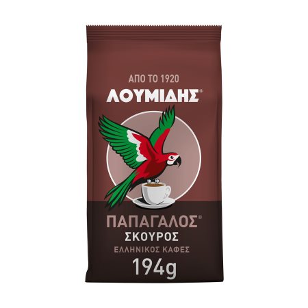 ΛΟΥΜΙΔΗΣ ΠΑΠΑΓΑΛΟΣ Σκούρος Καφές Ελληνικός  194gr