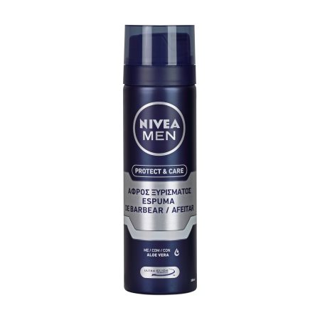 NIVEA Men Protect & Care Αφρός Ξυρίσματος με Αλόε Βέρα 200ml