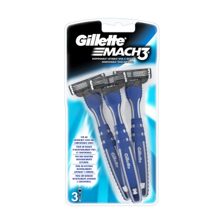 GILLETTE Mach 3 Ξυραφάκια Μιας Χρήσης 3τεμ