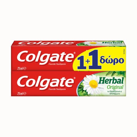 COLGATE Οδοντόκρεμα Herbal Original 75ml +1 Δώρο