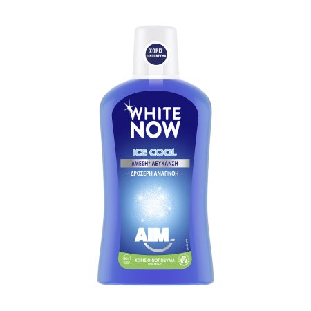 AIM White Now Στοματικό Διάλυμα Ice Cool 500ml