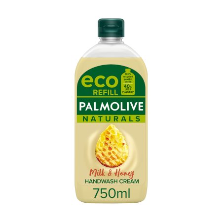 PALMOLIVE Κρεμοσάπουνο Naturals Milk & Honey Ανταλλακτικό 750ml