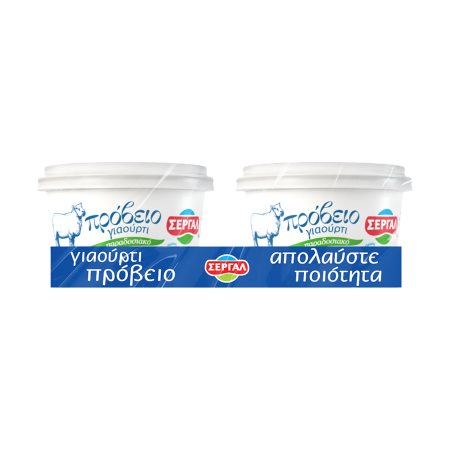 ΣΕΡΓΑΛ Γιαούρτι Πρόβειο Παραδοσιακό 2x300g