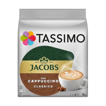 JACOBS Tassimo Cappuccino Classico 16 κάψουλες για 8 ροφήματα 260g