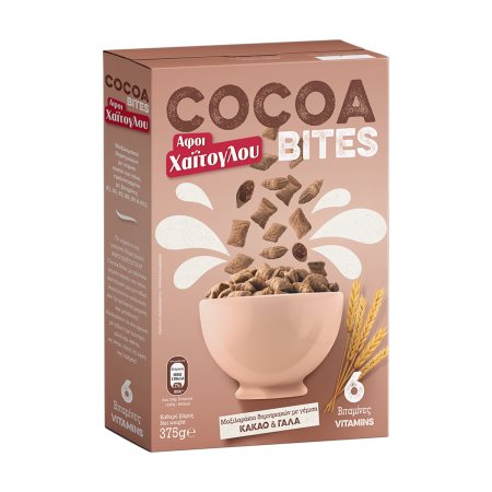 ΑΦΟΙ ΧΑΪΤΟΓΛΟΥ Μαξιλαράκια Cocoa Bites 375gr