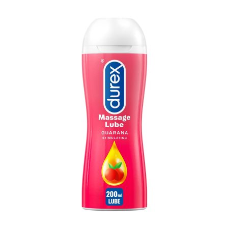 DUREX Massage Lube Λιπαντικό Tζελ Guarana Stimulating 200ml