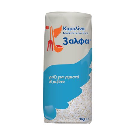3 ΑΛΦΑ Ρύζι Καρολίνα 1kg
