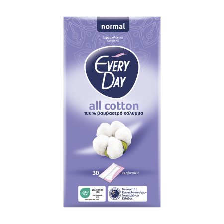 EVERYDAY All Cotton Σερβιετάκια Normal 30τεμ