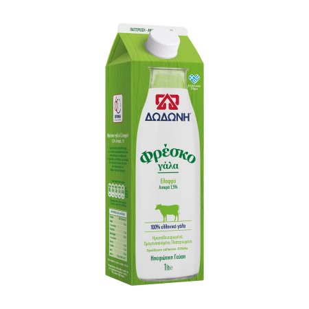 ΔΩΔΩΝΗ Φρέσκο Γάλα Ελαφρύ 1lt