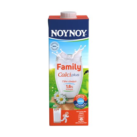 ΝΟΥΝΟΥ Calci Plus Γάλα Υψηλής Παστερίωσης 1,6% 1lt