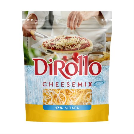 Mix 4 Τυριά DIROLLO 17% Λιπαρά τριμμένο 200g 