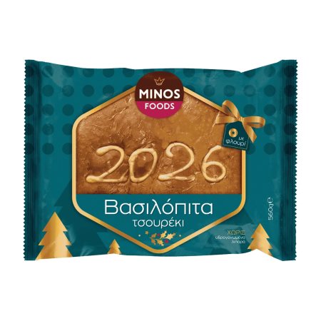 MINOS FOODS Βασιλόπιτα Τσουρέκι 560g