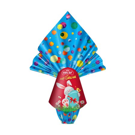 OSCAR Πασχαλινό Σοκολατένιο Αυγό με Σοκολάτα Γάλακτος Μπλε 220g