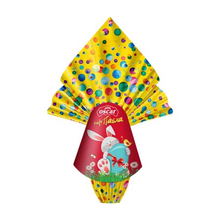 OSCAR Πασχαλινό Σοκολατένιο Αυγό με Σοκολάτα Γάλακτος Κίτρινο 220g