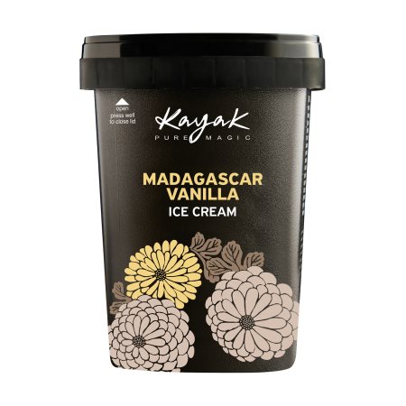 KAYAK Παγωτό Madagascar Vanilla 420g (500ml)