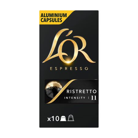 L'OR Καφές Espresso Ristretto σε Κάψουλες συμβατές με μηχανή Nespresso 10x5,2gr