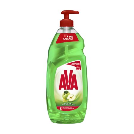 AVA Action Απορρυπαντικό Πιάτων Υγρό Λευκό Ξίδι & Πράσινο Μήλο Αντλία 650ml