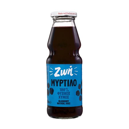 ΖΩΗ Φυσικός Χυμός Μύρτιλο 330ml