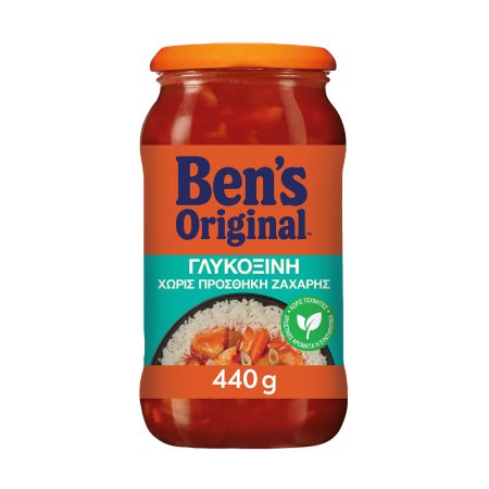BEN'S ORIGINAL Σάλτσα Γλυκόξινη Χωρίς προσθήκη ζάχαρης 440g