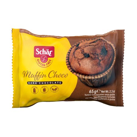SCHAR Muffin Choco με Σκούρα Σοκολάτα Χωρίς γλουτένη Χωρίς λακτόζη 65g
