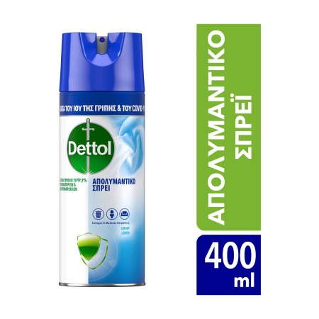 DETTOL Απολυμαντικό Σπρέι Crisp Linen 400ml