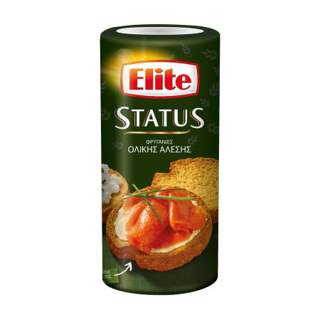 ELITE Status Φρυγανιές Ολικής Άλεσης 125g
