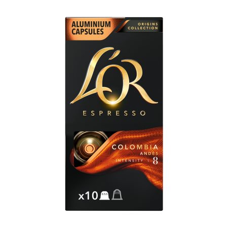 L'OR Καφές Espresso Colombia σε Κάψουλες συμβατές με μηχανή Nespresso 10x5,2gr