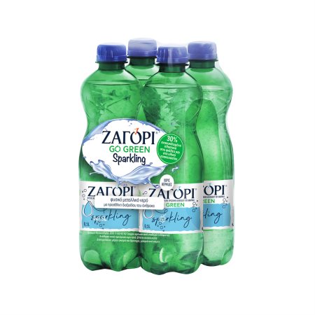 ΖΑΓΟΡΙ Go Green Sparkling Νερό Ανθρακούχο 4x500ml
