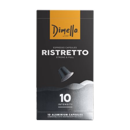 DIMELLO Καφές Espresso Ristretto σε Κάψουλες συμβατές με μηχανή Nespresso 10x5,6gr