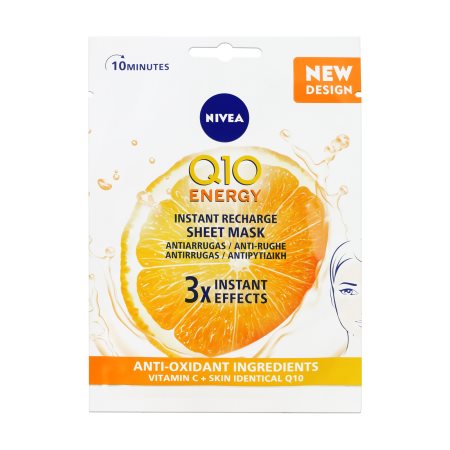 NIVEA Q10 Energy Μάσκα Προσώπου για Αναπλήρωση Ενέργειας