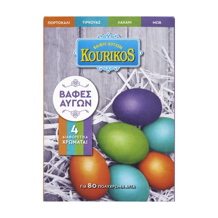 KOURIKOS Βαφή Αυγών 4 Χρώματα 12g