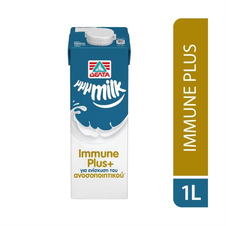 ΔΕΛΤΑ Μμμmilk Immune Plus Γάλα Υψηλής Παστερίωσης 1lt