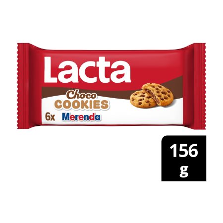 LACTA Cookies Μπισκότα γεμιστά με Merenda 156g 