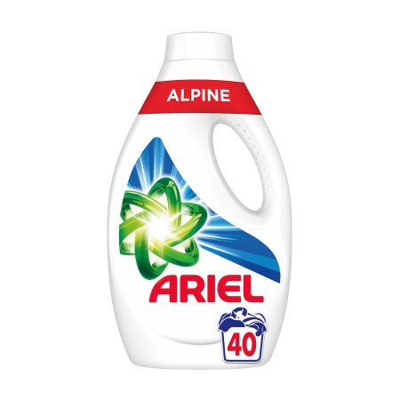ARIEL Απορρυπαντικό Πλυντηρίου Ρούχων Υγρό Alpine 40 πλύσεις