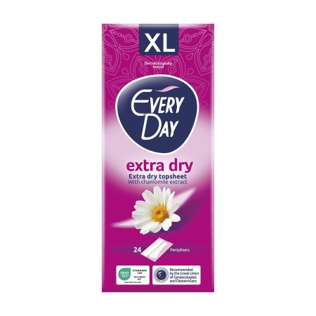 EVERYDAY Extra Dry Σερβιετάκια Extra Long Χαμομήλι 24τεμ