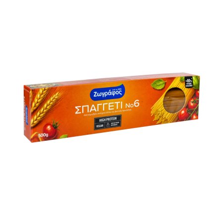 ΖΩΓΡΑΦΟΣ High Protein Μακαρόνια Νο6 Vegan 500g
