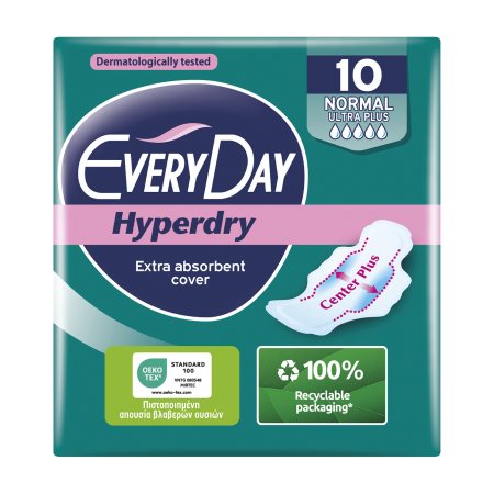 EVERYDAY Hyperdry Σερβιέτες Ultra Plus Normal 10τεμ