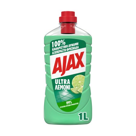 AJAX Ultra Καθαριστικό Υγρό Γενικής Χρήσης Λεμόνι 1lt