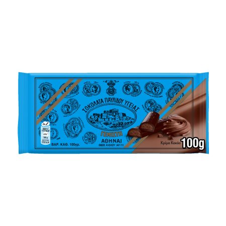 ΠΑΥΛΙΔΗΣ Σοκολάτα Υγείας Γεμιστή με Κρέμα Κακάο 100g