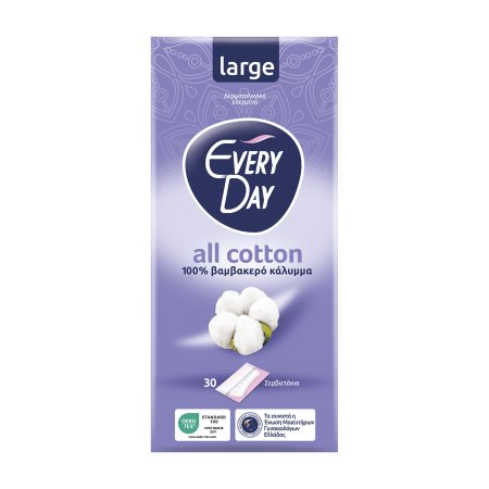 EVERYDAY All Cotton Σερβιετάκια Large 30τεμ