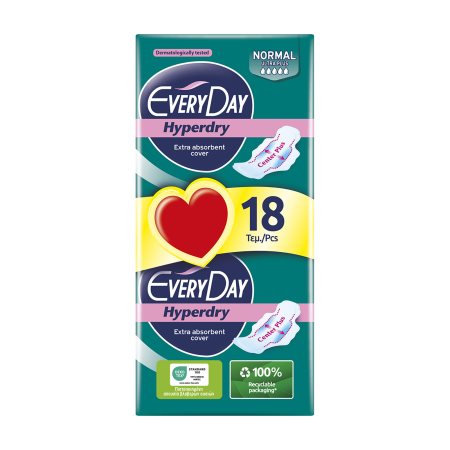 EVERYDAY Hyperdry Σερβιέτες Ultra Plus Normal 18τεμ