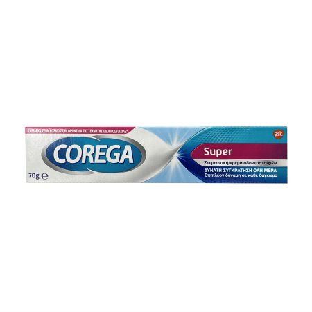 COREGA Στερεωτική Κρέμα Τεχνητής Οδοντοστοιχίας Super 70g