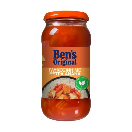 BEN'S ORIGINAL Σάλτσα Γλυκόξινη με Έξτρα Ανανά 450g
