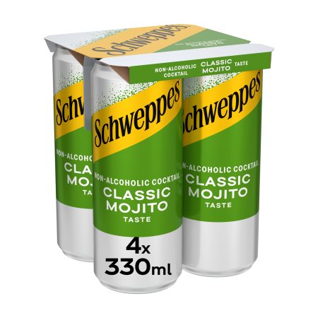 SCHWEPPES Mixer με γεύση Mojito 4x330ml