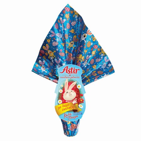 ASTIR Πασχαλινό Σοκολατένιο Αυγό Γάλακτος Κουνελάκι 140g