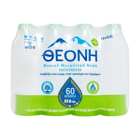 ΘΕΟΝΗ Φυσικό Μεταλλικό Νερό 12x500ml