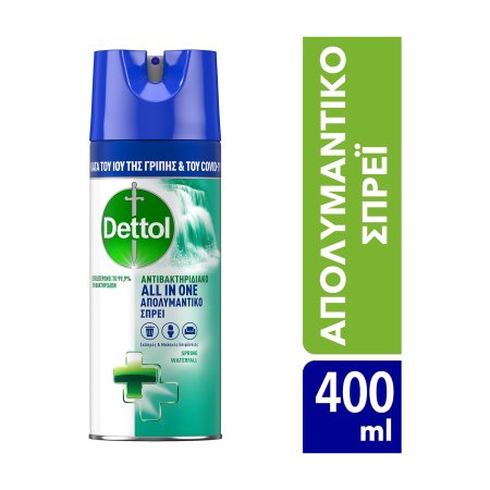 DETTOL Απολυμαντικό Σπρέι Spring Waterfall 400ml